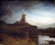 REMBRANDT Harmenszoon van Rijn The Mill oil